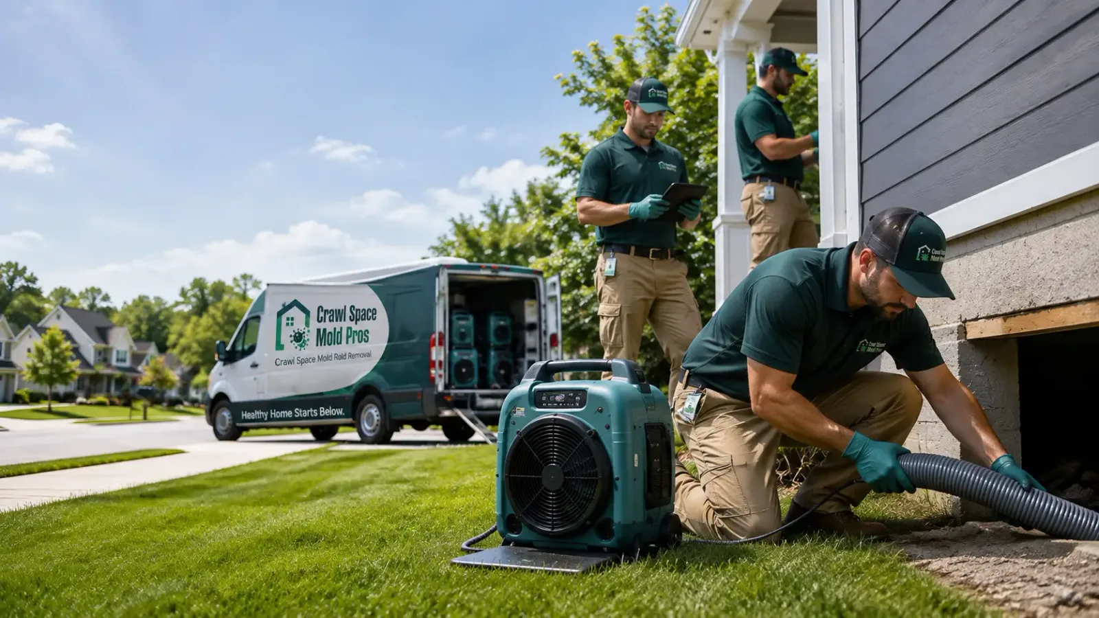 Crawl Space Mold Removal in Cartersville, VA